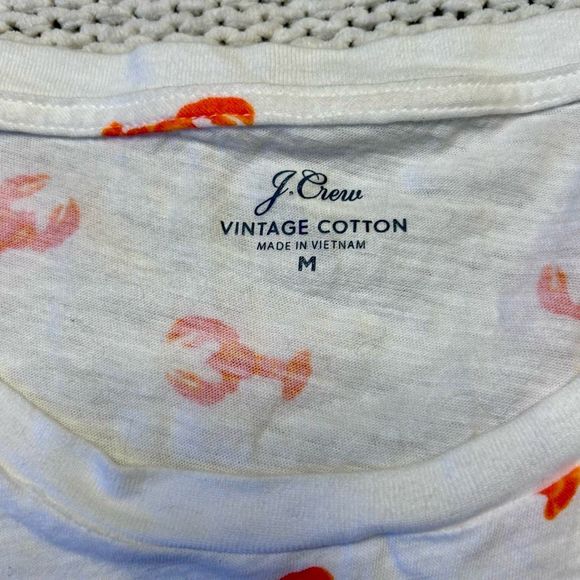 J Crew Lobster Tee -M - Picture 4 of 4